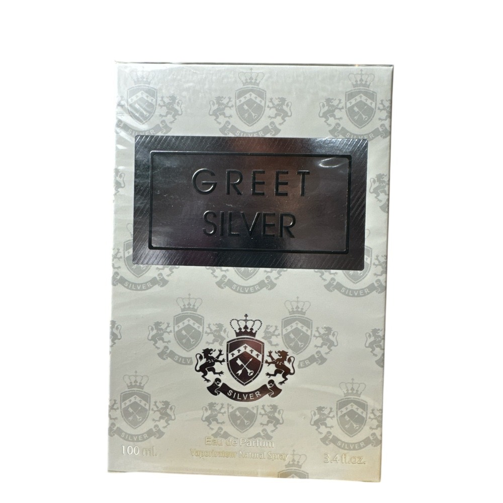 Secret Plus Greet Silver Men's Eau De Parfum EDP Spray 100ml/3.4oz New in Box